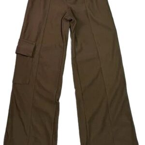 Women's Wide Leg Brown Pants